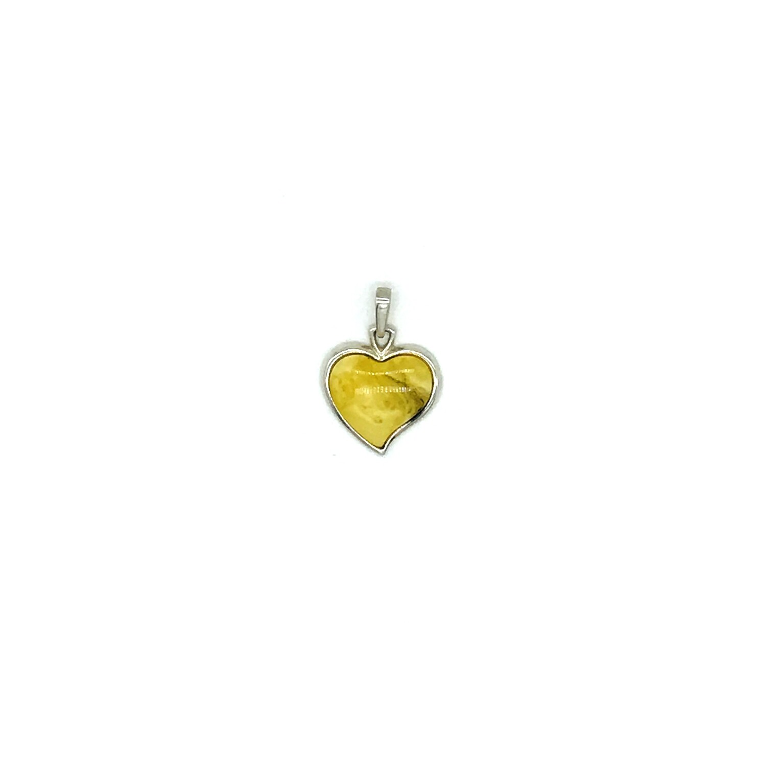 Silver and Amber Pendant