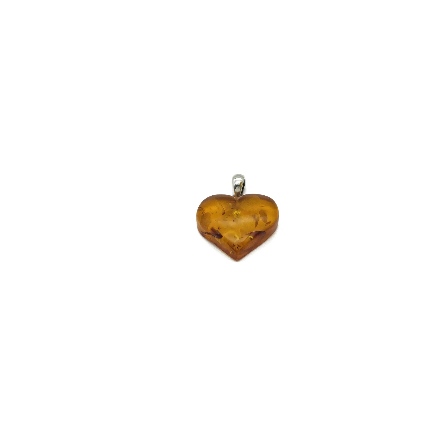 Silver and Amber Pendant