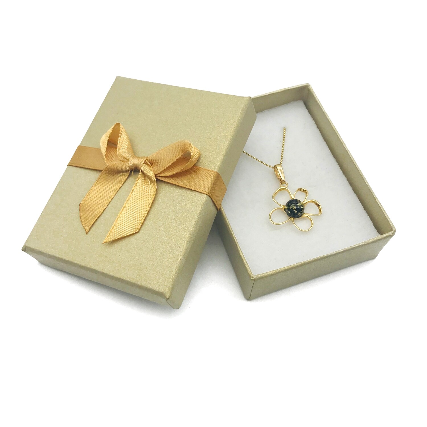 Silver and Amber Pendant