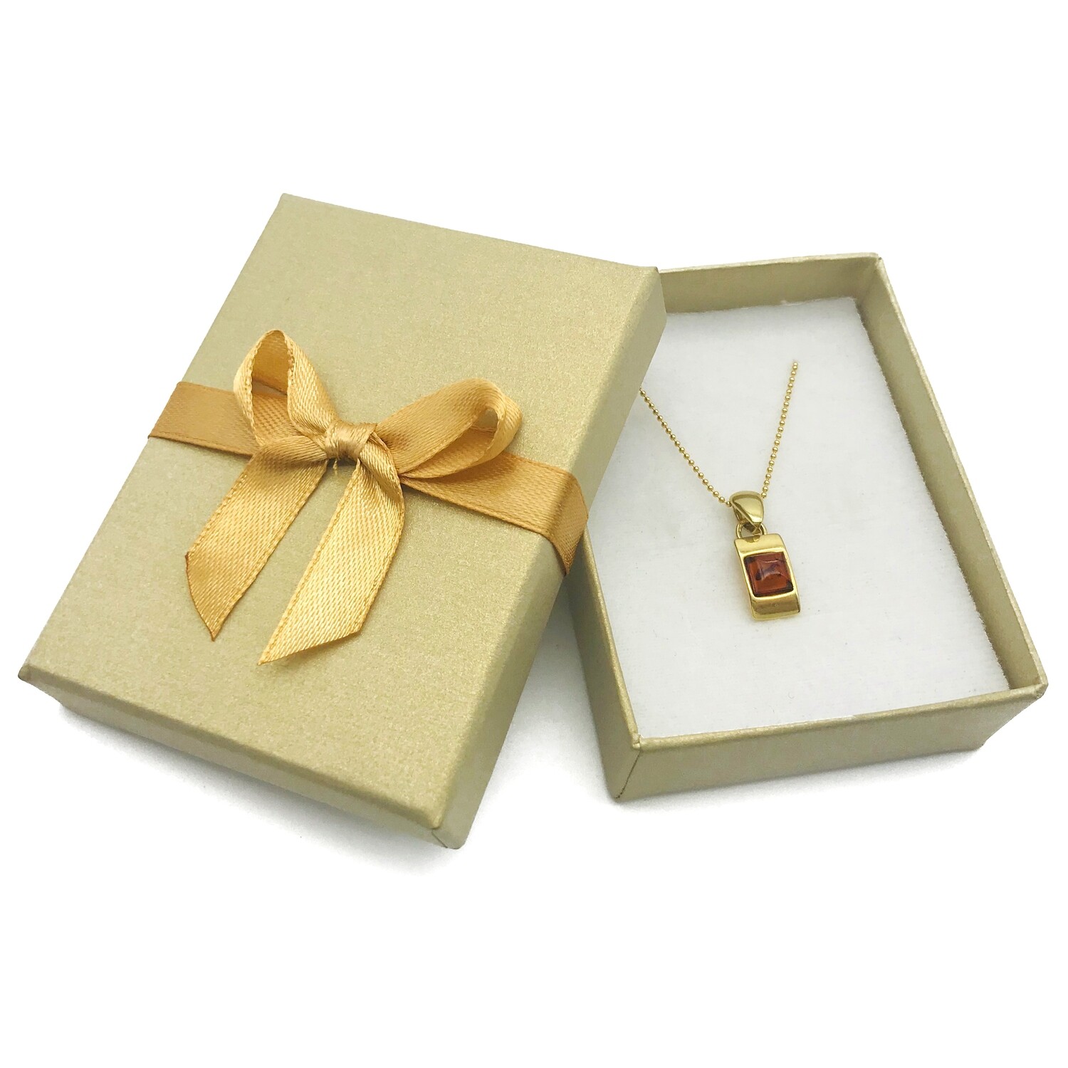 Silver and Amber Pendant