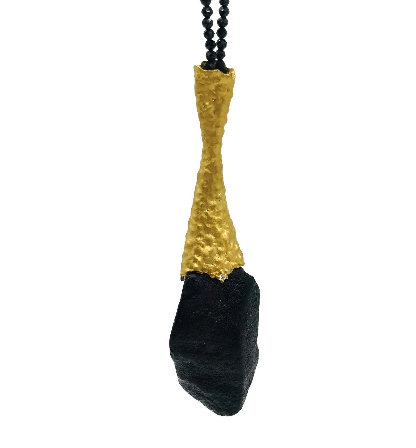 Silver and Amber Necklace