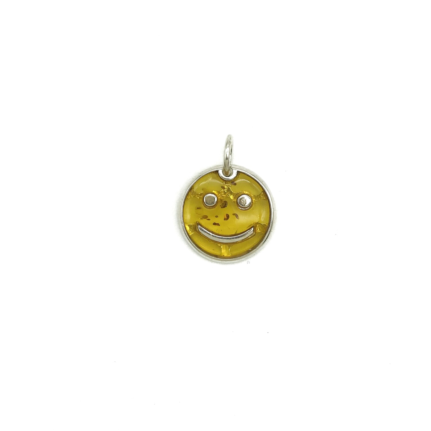 Silver and Amber Pendant