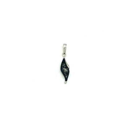 Silver and Amber Pendant