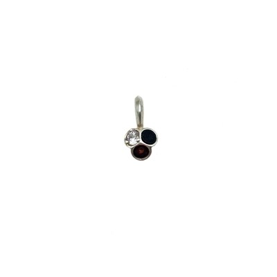 Silver and Amber Pendant