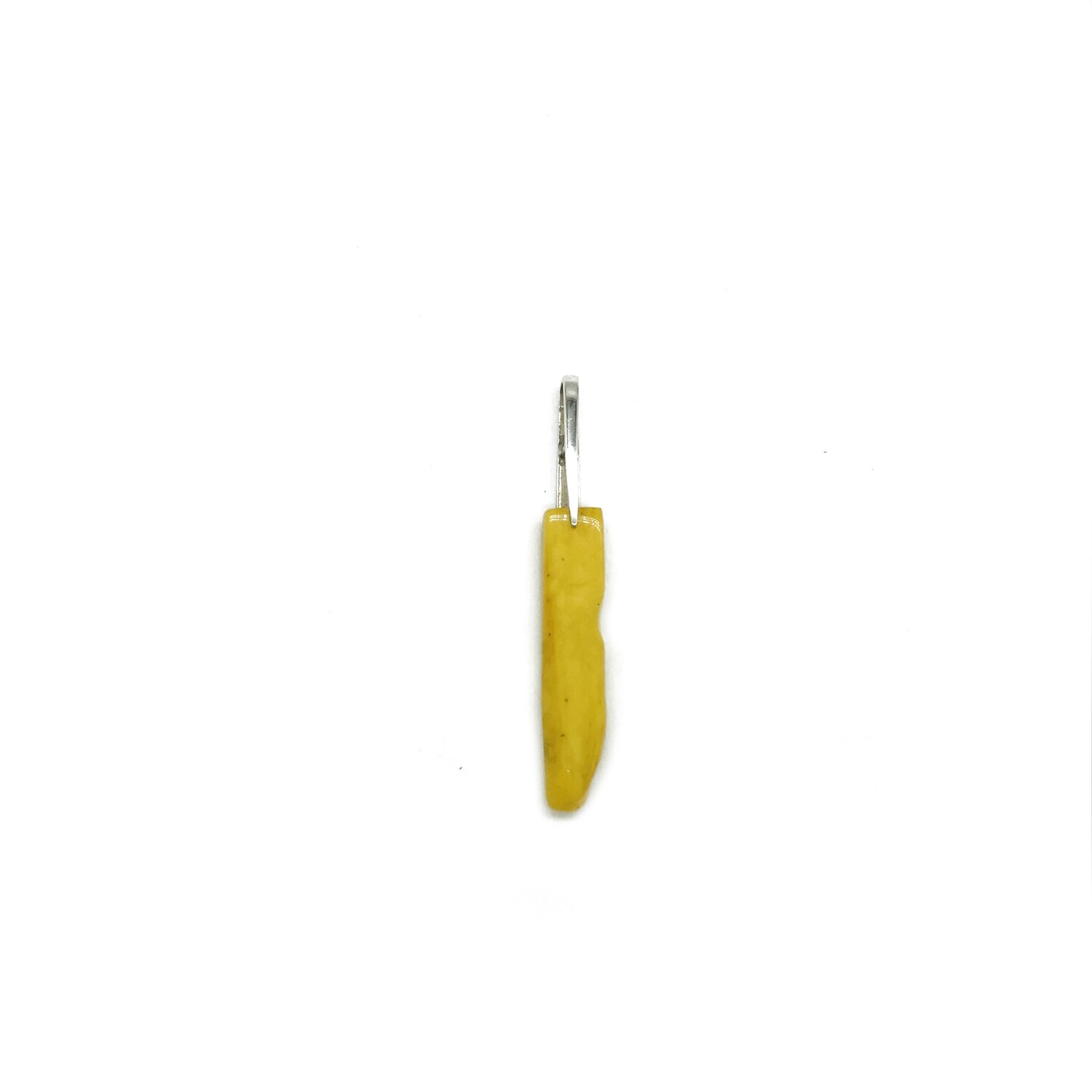 Silver and Amber Pendant
