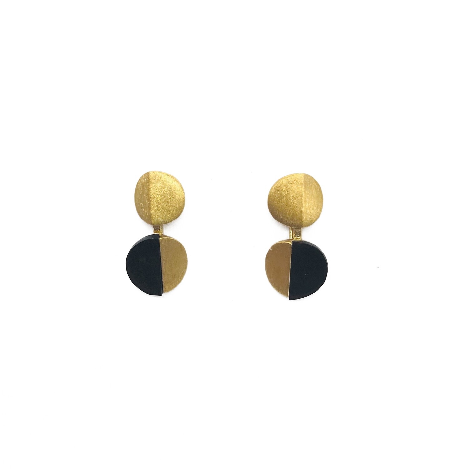 Silver and Amber Earrings