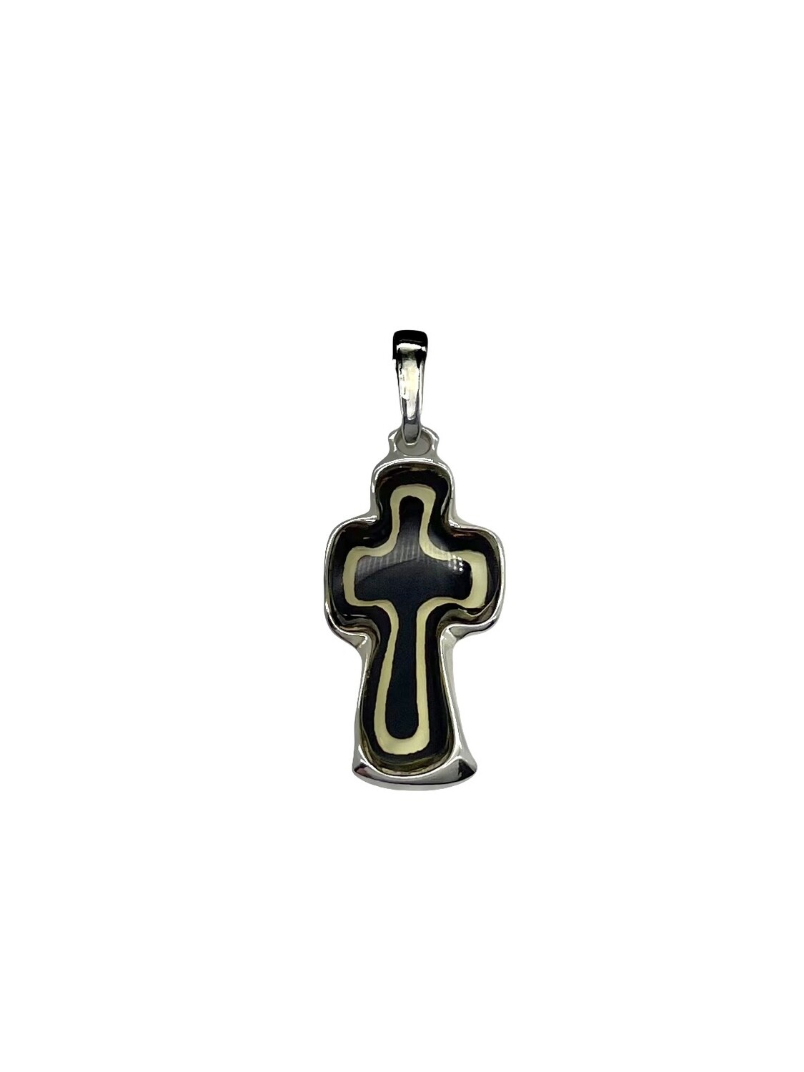 Silver and Amber Pendant