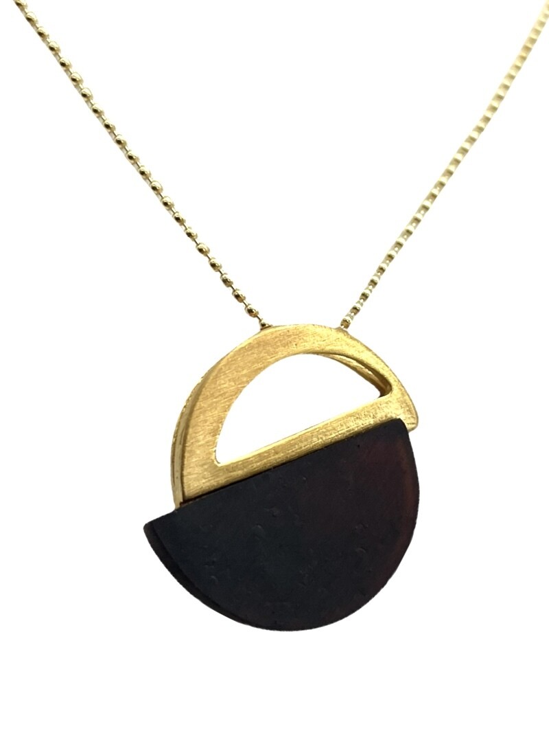 Silver and Amber Necklace