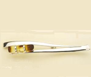 Silver and Amber Brooch