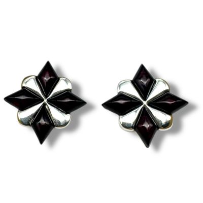 Sterling Silver Cherry Amber Earrings