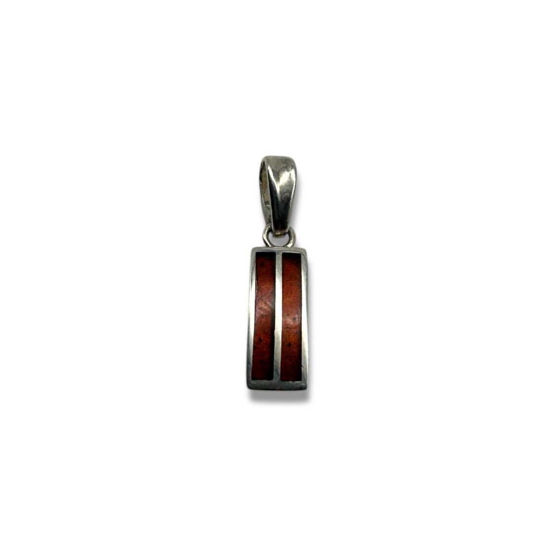 Sterling Silver Cognac Amber Pendant