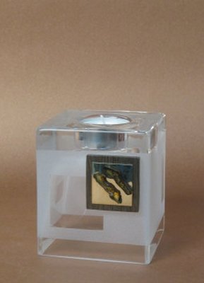 Glass Vase and Candle Holder