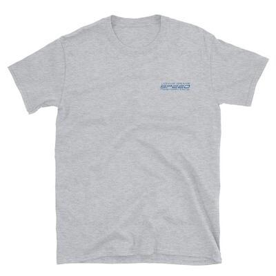 Johnie Drake Speed Performance Embroidered Short-Sleeve Unisex T-Shirt