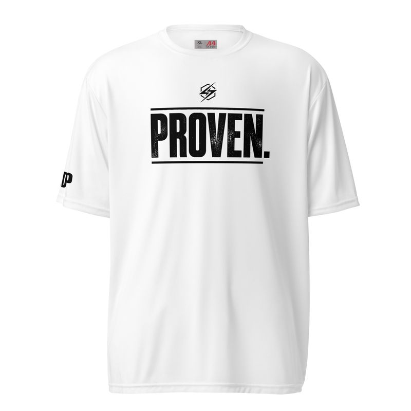 PROVEN performance tee (White/Black)