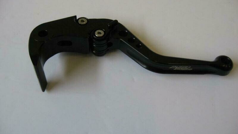 Pazzo Black Shorty Adjustable Brake Lever for SVRP Aftermarket Nissin Radial Master Cylinders
