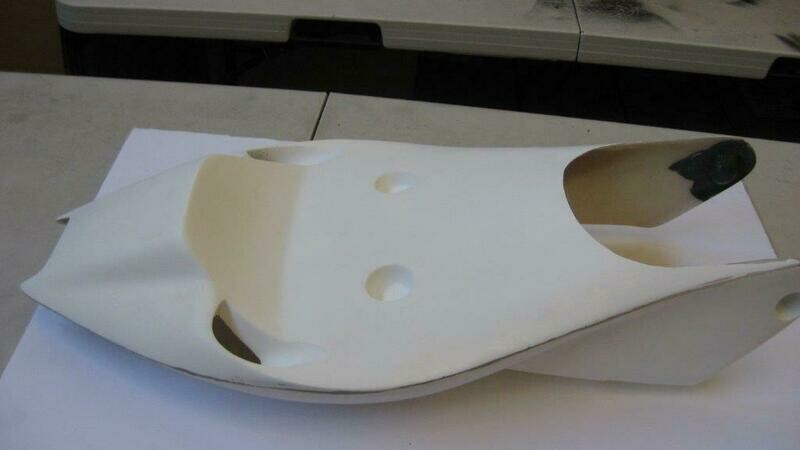 KAYO MiniGP Adult sized Seat - Tail Section for MR125 - MR150R - NSR50 - NSF100
