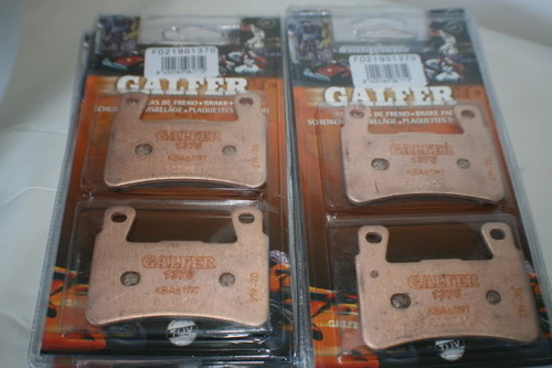 DL650 DL1000 Galfer HH Front Brake Pads Set For 4 Piston Brake Caliper Upgrade
