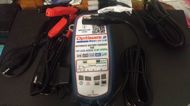 Full Spectrum - KAYO -Optimate Battery Charger for use with Lithium Batteries