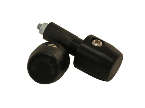 Bar End Sliders with Black Replaceable Pucks