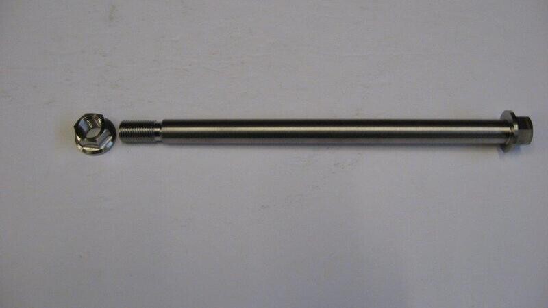 KAYO MiniGP SVRP Titanium Front Axle Bolts with Titanium Nut Included