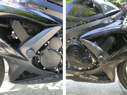 Suzuki GSXR 600 and 750 08 - 13 Frame Sliders