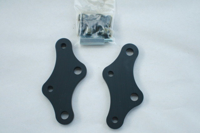 Suzuki SV1000 All Model Years 2003 - 2008 Up and Back Rear Set Riser Plates,