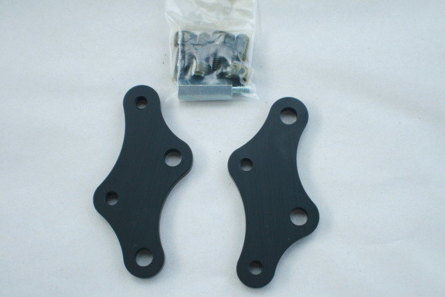 New Nates Plates - MotoSliders Rear Set Riser Plates for SV650 models 1999 - 2016