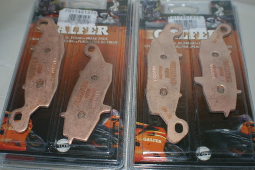 Galfer Gen 2 SV650 SV1000 HH Sintered Complete Front and Rear Brake Pads Set