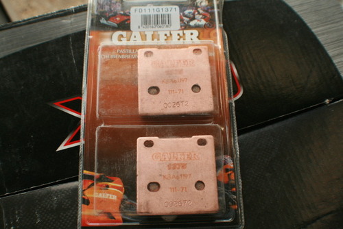 Galfer SV650 HH Sintered Rear Brake Pads