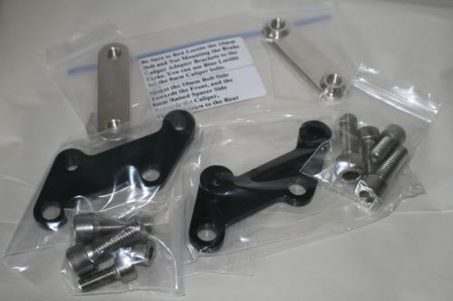 SV650 1999 - 2018, All Models, 4 Piston Tokico Brake Caliper Adapter Brackets