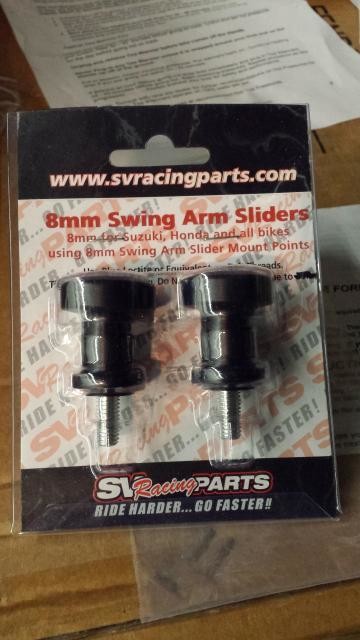 8mm Race Swing Arm Sliders with Spools