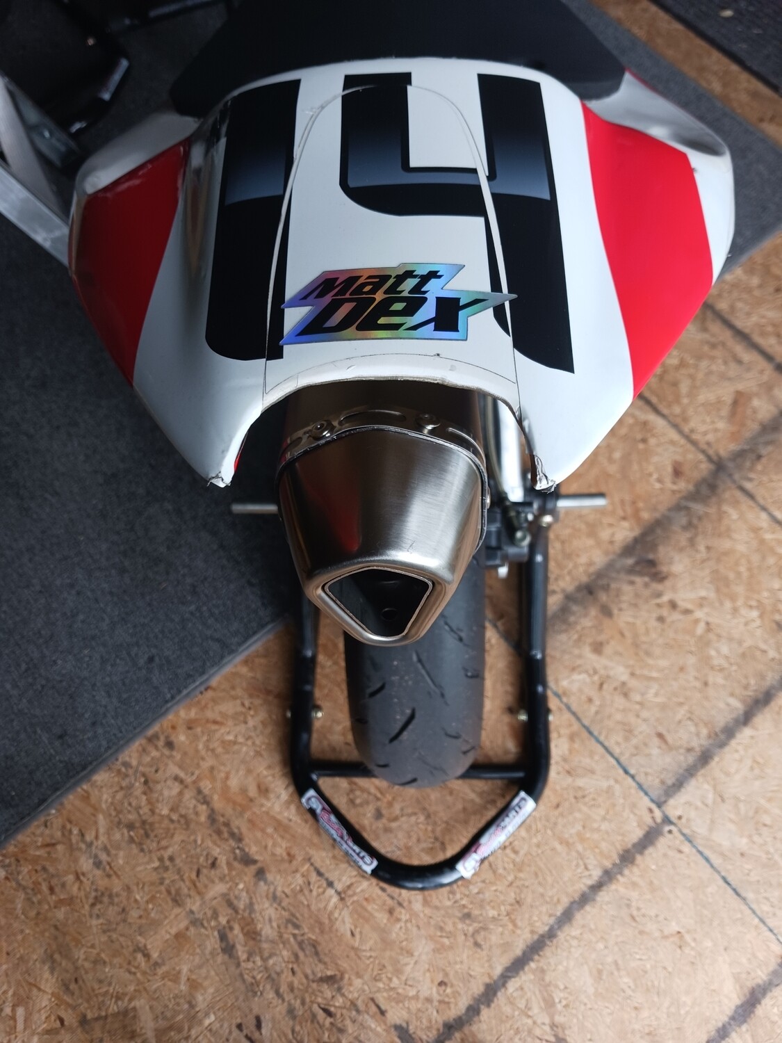 KAYO MiniGP MR150R Full System - Undertail - Race Exhaust - Made in the USA - fits 2017 - 2025 models - Blow Out Price - Bolt On Ready.
