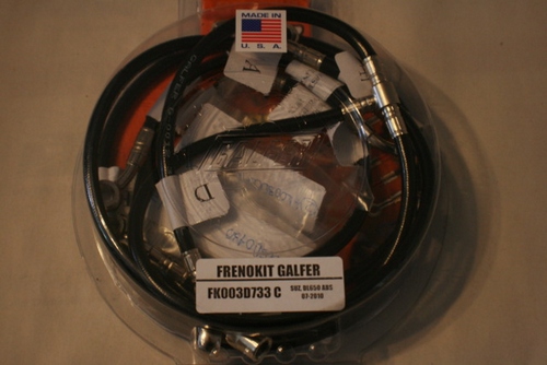 Galfer/GBrakes 2007 -2011 DL650 abs Rear SS Brake Line Kit