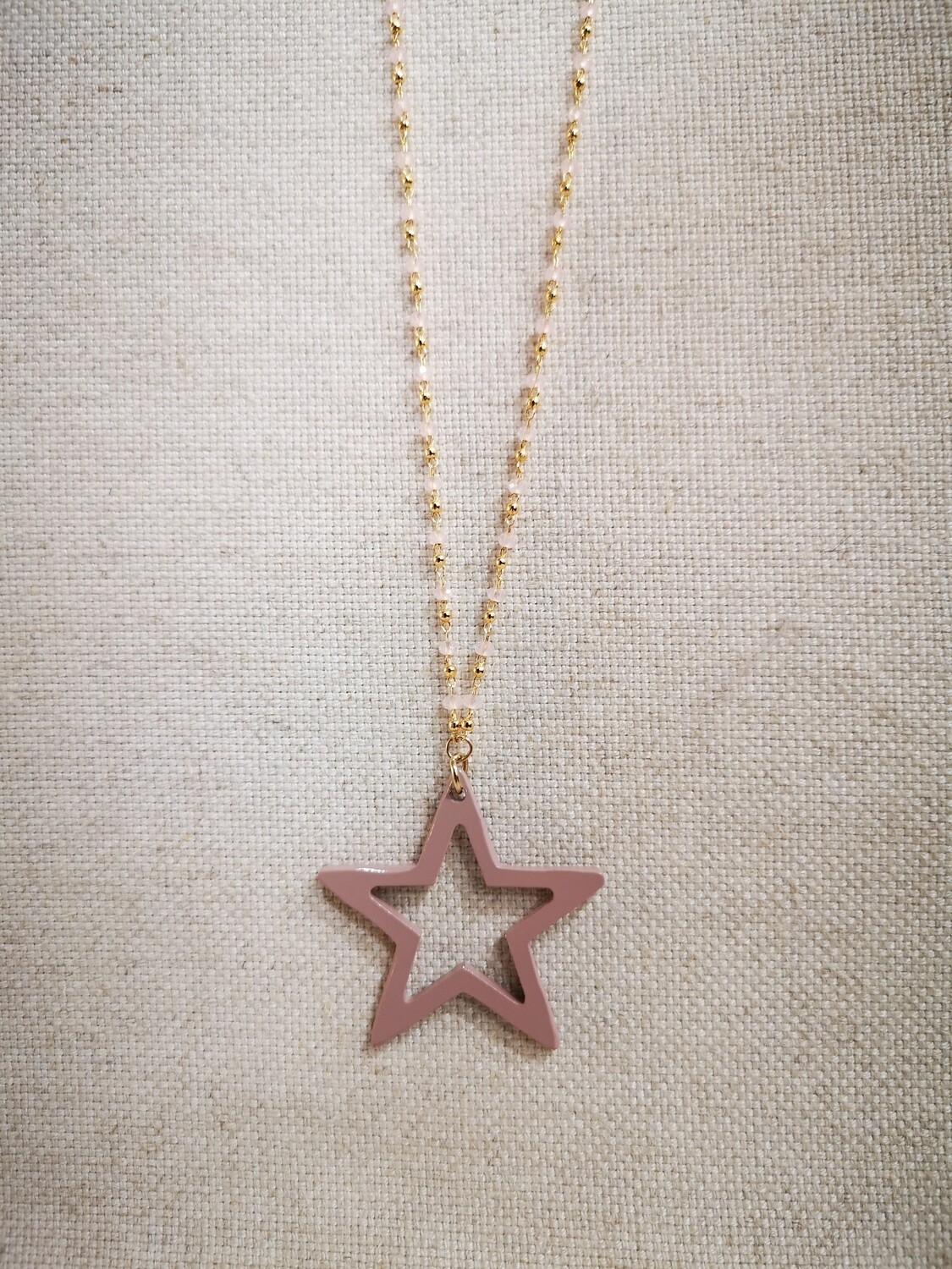 Espinela con cruz rosa