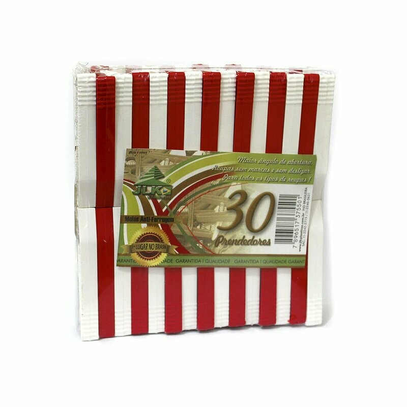 PRENDEDOR DE ROUPA 30 UNIDS - SELADO