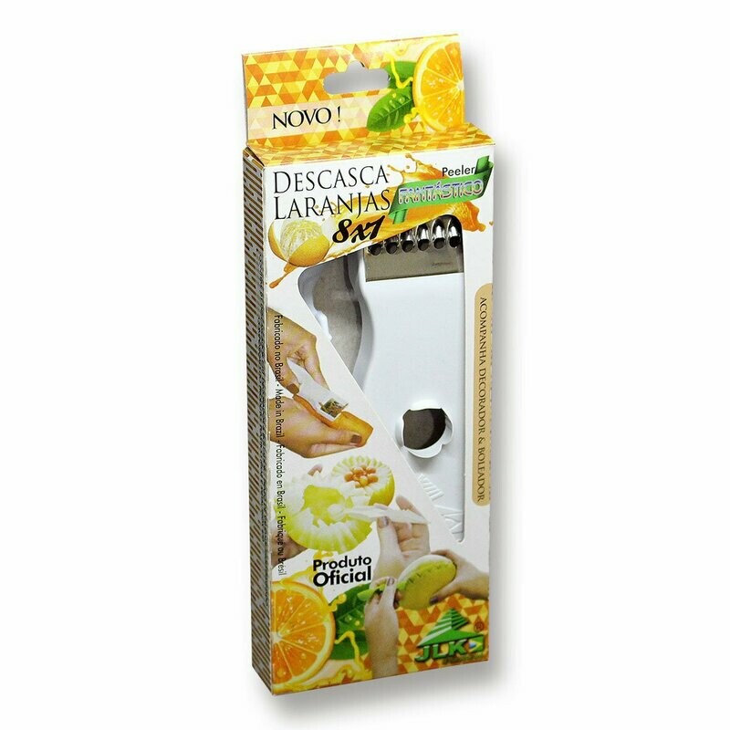 Descascador de Legumes 8 em 1 - Descasca Laranjas