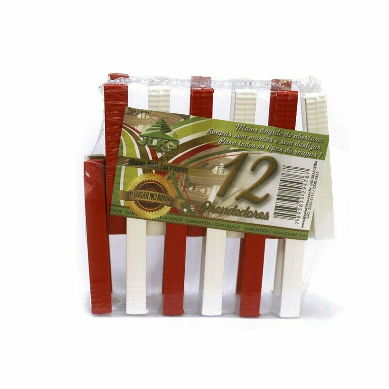 PRENDEDOR DE ROUPA 12 UNIDS - SELADO