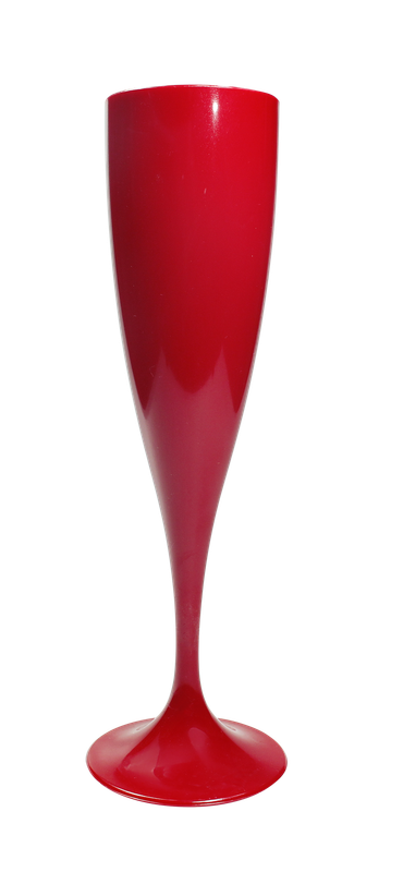 Taça de Espumante em Plástico sólida com Cores Vibrantes!