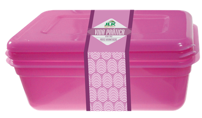 Kit 2 potes click 1500ml Kit 2 potes click 1500ml