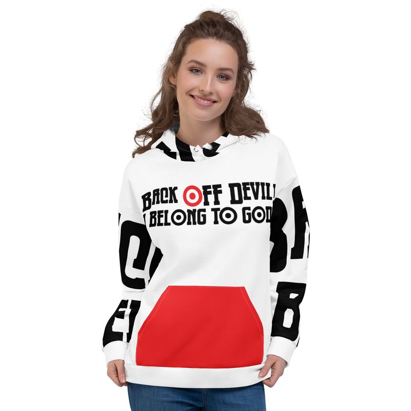 BACK OFF DEVIL Genderless Hoodie