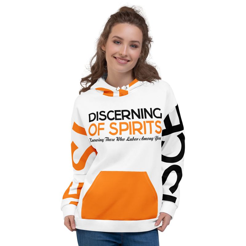DISCERNING OF SPIRITS Genderless Hoodie