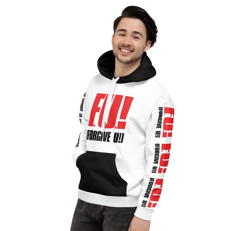 FU! FORGIVE U! Genderless Hoodie