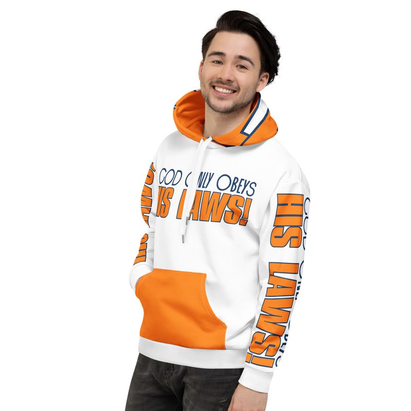GOD ONLY OBEYS HIS LAWS Genderless Hoodie