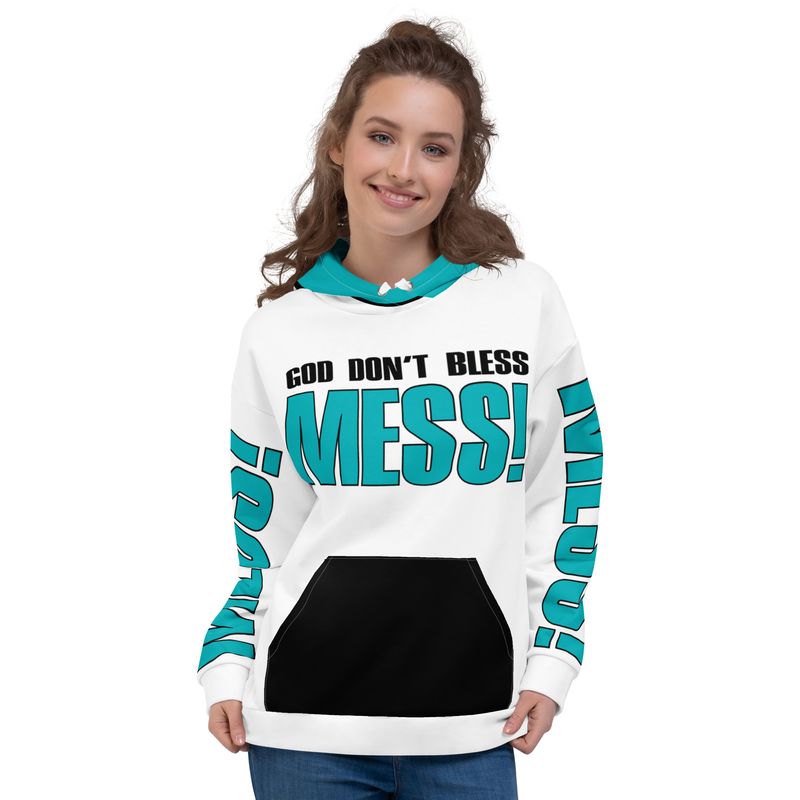 GOD DON'T BLESS MESS! Genderless Hoodie