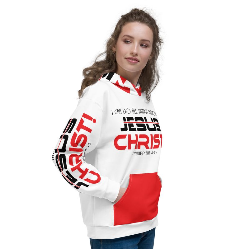 I CAN DO ALL THINGS THROUGH CHRIST Genderless Hoodie