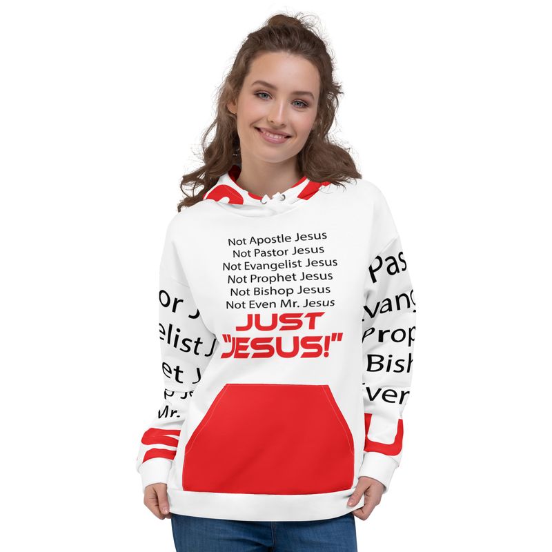 JUST JESUS! Genderless Hoodie