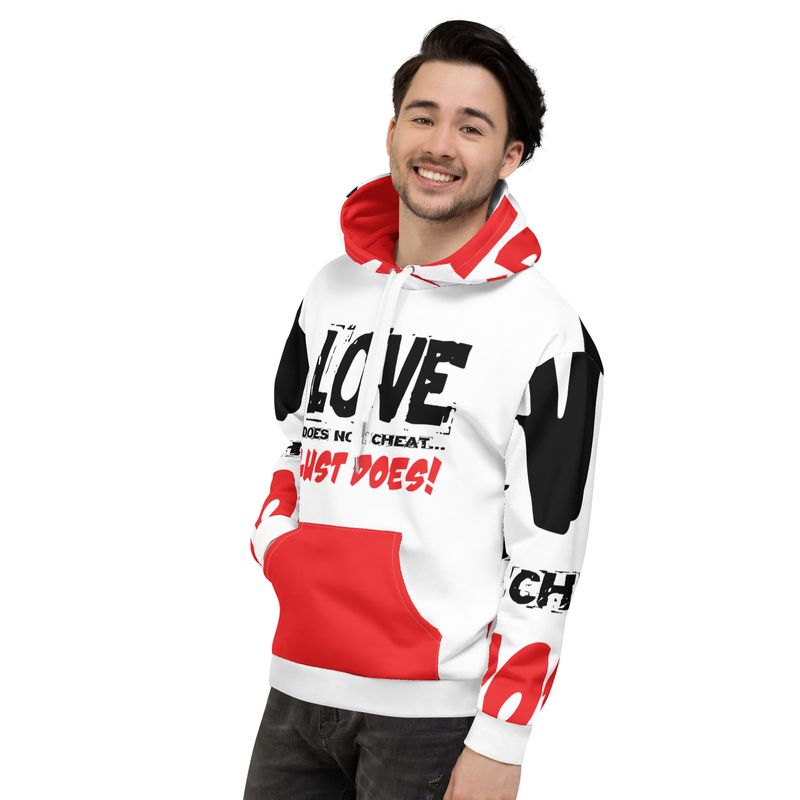 LOVE DOES NOT CHEAT, LUST DOES! Genderless Hoodie
