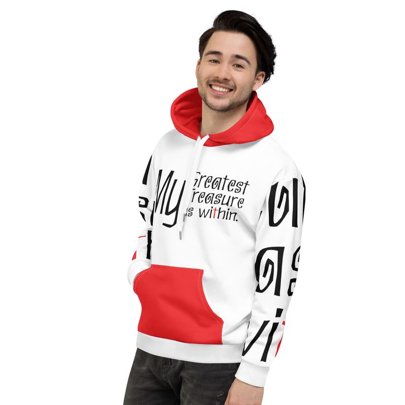 MY GREATEST TREASURE IS WITHIN Genderless Hoodie
