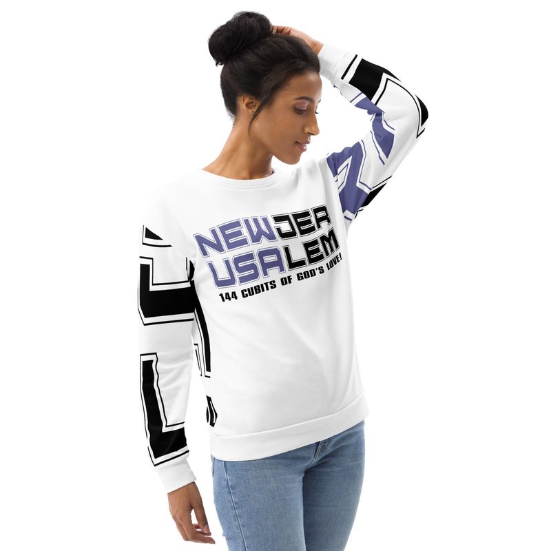 NEW JERUSALEM. 144 CUBITS OF GOD'S LOVE Sweatshirt