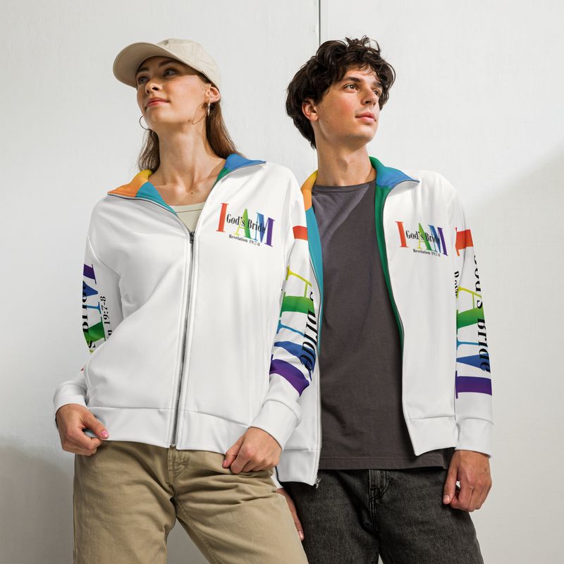 I AM GOD'S BRIDE Genderless Track Jacket